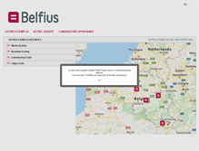 Tablet Screenshot of belfius.talentfinder.be