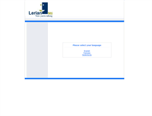 Tablet Screenshot of lerian.talentfinder.be